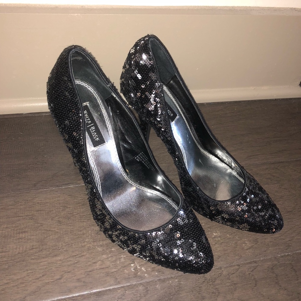 White House Black Market sequin pumps 8.5